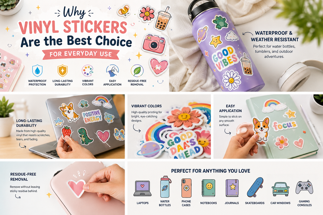 Why Vinyl Stickers Are the Best Choice for Everyday Use?