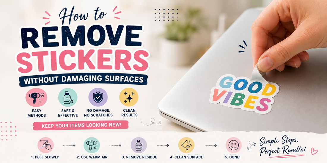 How to Remove Stickers Without Damaging Surfaces?
